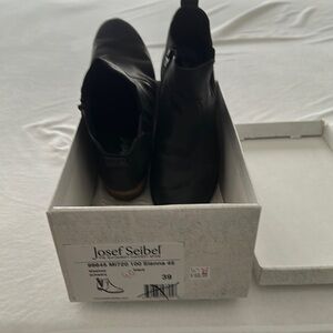 Josef Seibel Black Ankle Boots